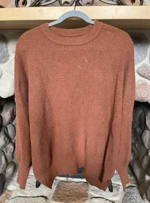 Oversized Brown Sweater thumbnail 1