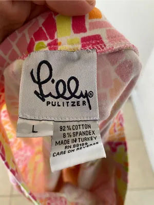 VTG cotton Lilly Pulitzer Pink Orange Lime Mosaic Sun Mini Skirt summer thumbnail 4