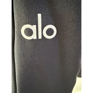 Alo Yoga Black High Waist Split Zip Flare Leggings Size Medium thumbnail 7