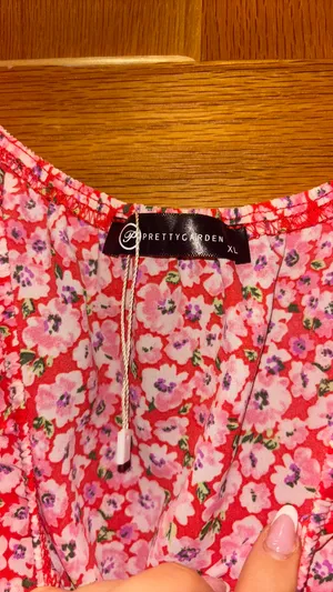 Pretty Garden Ruffle Floral Summer Boho Dress XL thumbnail 4