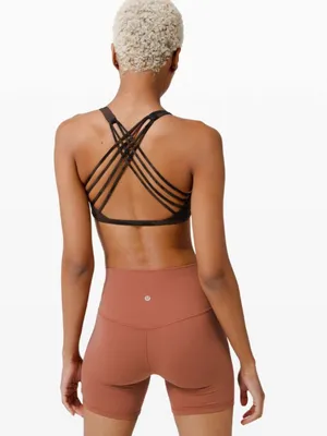 Lululemon Free To Be Bra Wild Camo Brown Bra - Size 6 ( No Tag size-Yes Dot Size thumbnail 2