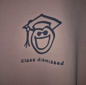 Life Is Good "Class Dismissed" Pink Graphic tee happy message T-Shirt thumbnail 2