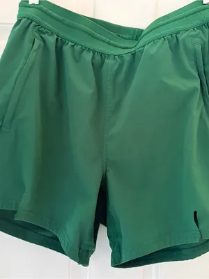 Nike Green Athletic Performance Shorts thumbnail 1