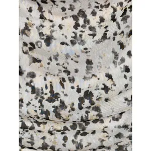 NWT Abercrombie & Fitch White Black Floral Mesh Ruched Sleeveless Blouse Size M thumbnail 6