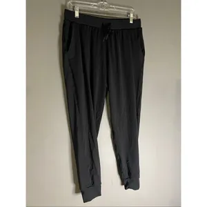 Libin Black Jogger Stretch Sweatpants With Pockets Size Large thumbnail 2