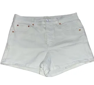 high waist white shorts size 8/29 thumbnail 2