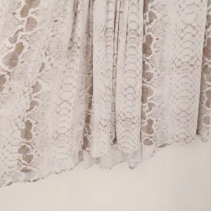Kivari Snakeskin Print Mini Dress Womens Size XS Animal Print Ruffle Flirty thumbnail 9