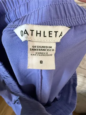 Athleta Periwinkle Blue Drawstring Capris, 8 thumbnail 5
