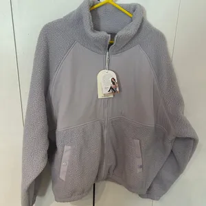 Cozy lilac Fleece Jacket XL thumbnail 1