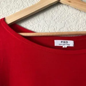 Piko‎ Bamboo Preppy Red Long Sleeve Tunic Dress S thumbnail 4