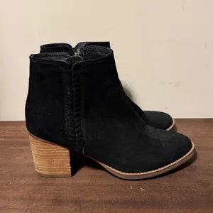 Blondo Waterproof Black Suede‎ Ankle Boot Sz- 8M B44 thumbnail 4