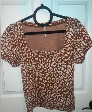 Free People Square Neck Blouse thumbnail 1