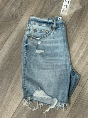 Daze Tough Love Slouch 90’s Shorts Blue Size 26 thumbnail 3
