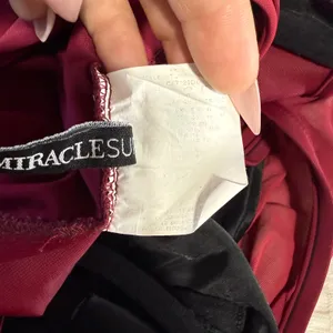 Miraclesuit Rendezvous One Pc‎ Swimsuit Burgundy Mesh High Neck Tummy Control thumbnail 5
