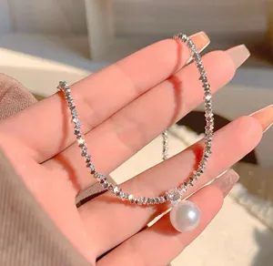 925 silver Pearl Necklace thumbnail 1
