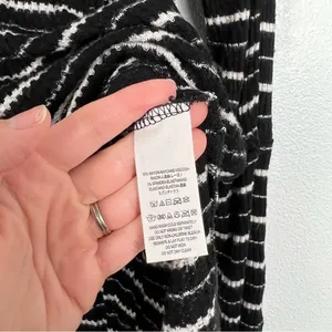 We The Free Stripes‎ Drippy Thermal Knit Cowl Neck Sweater S thumbnail 8