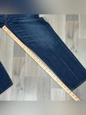 American Eagle Vintage High Rise Straight Leg Button Fly Jeans Size 8 Ankle thumbnail 11