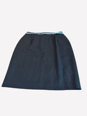 Ralph Lauren lined wool blend skirt thumbnail 3