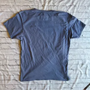 Disney Disneyland Mickey Mouse Womens Medium Blue Short Sleeve Map of Park thumbnail 5