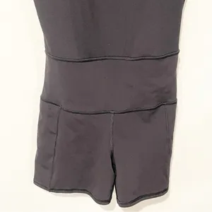 Vuori Size XS Black Seamless One‎ Piece Shorts Romper Jumpsuit thumbnail 2