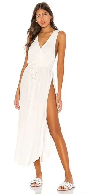 ✨HP✨Zara V Neck Tank Sheer Cover Up✨ thumbnail 1