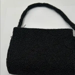 Bloomingdale's Elegant Black Beaded Wristlet thumbnail 14