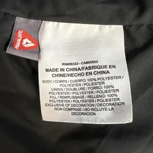 Nike Womens Quilted Black Jacket Size L Black Primaloft Insulated Lightweight‎ thumbnail 9