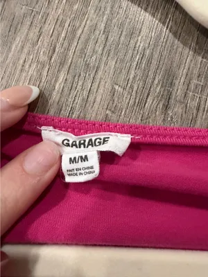 pink long sleeve garage top thumbnail 2