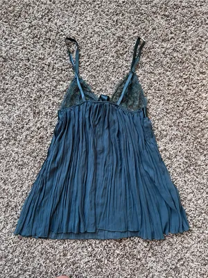Victoria's Secret Pleated Rhinestone Strap Babydoll Chemise thumbnail 7