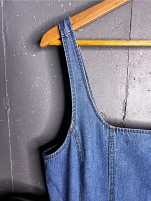 Marine Layer Roan Denim Maxi Dress in size Medium. thumbnail 10