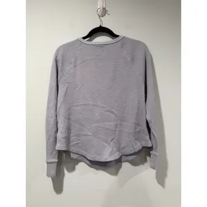Gap Waffle Knit Henley Button Up Top Womens Small Thermal Lounge Layer Travel thumbnail 2