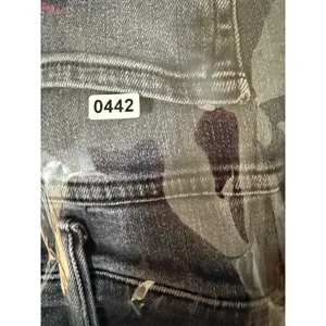 Mother Hustler Ankle Fray Gray Wash High Rise Crop Jeans Made in USA‎ thumbnail 7