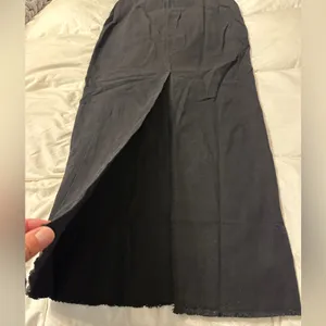 HYFVE Classic Black Strapless Denim Dress - NWOT - Size L thumbnail 8
