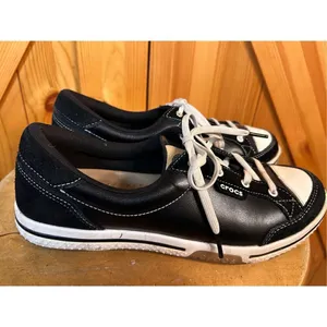 Crocs Golf Bradyn 2 Black White Active Sport Golf Shoes Women's Size US 6 thumbnail 3