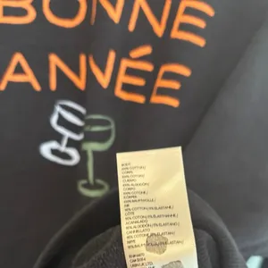 Phthalo Ruth Maeve Black Bonne Annee Sweatshirt Size‎ Large thumbnail 7