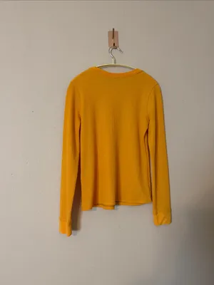 Outdoor Voices Fast Track Waffle Knit‎ Long Sleeve Activewear Top Size Medium thumbnail 5
