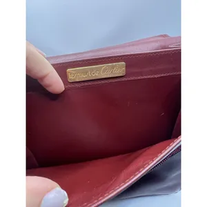 Cartier Vintage Must De Cartier Flap Bag Pouch No Strap Bordeaux thumbnail 9
