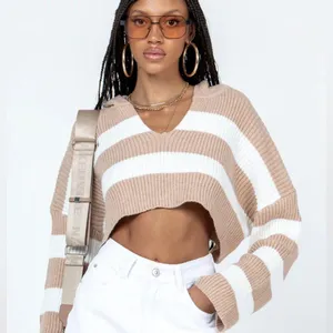 NWOT Princess Polly cropped striped sweater thumbnail 2