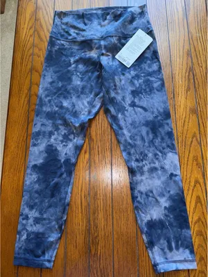 Lululemon Align High Rise 25” Diamond Dye Lunar Rock True Navy Size 10 NWT thumbnail 3
