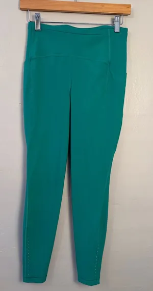 Lululemon athletic High-Waist Teal Active Leggings size 6 thumbnail 1