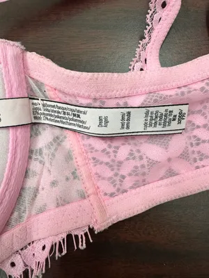 Victoria’s Secret Dream Angels Pink Lace lined Demi Bra 32DDD thumbnail 7