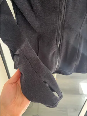 Yogalicious Jacket Black Full-Zip Lightweight Yoga thumbnail 2