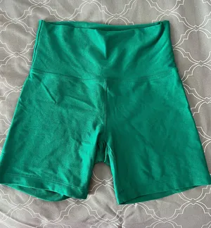 Green Aerie Bike Shorts thumbnail 1