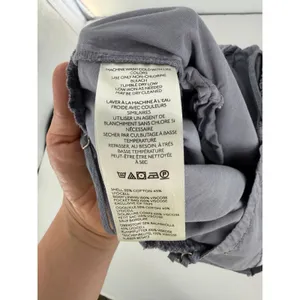 Free People Anthropologie Gray Utility Jumpsuit Sz S Ruched Bust Parachute Pants thumbnail 10