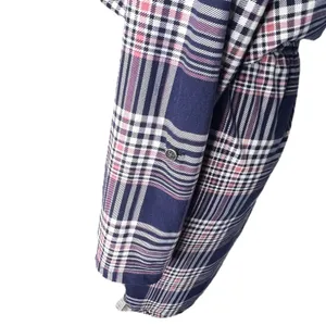 Bobbie Brooks Plus Size (1X) Roll Tab Sleeve Elastic Waist Tie Blouson Dress thumbnail 12