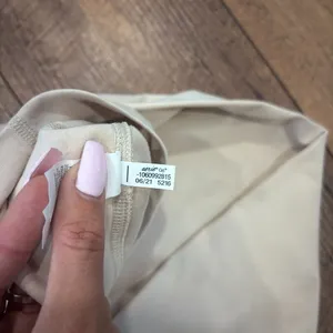 OFFLINE by Aerie OG Crop Flare Hi-Rise Leggings - Tan Beige - Women's Size XL thumbnail 10