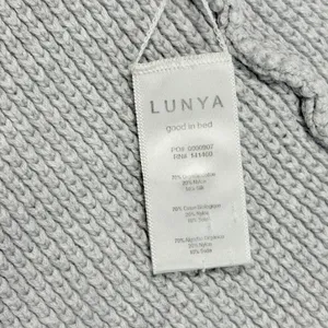 Lunya Sweater Silk Organic Cotton XS/S Quiet Luxury‎ Scandinavian Coastal thumbnail 7