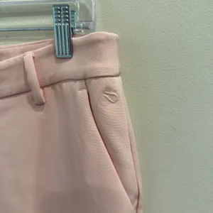 Scotch & Soda Pastel Cadillac Pink Edie Tailored Wide Leg Crepe Trousers Large‎ thumbnail 6