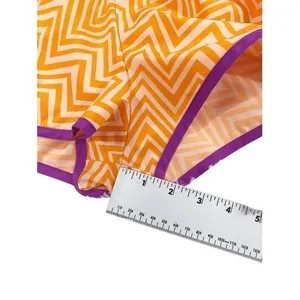 Nike Dri-Fit‎ Orange Chevron Zig Zag Print Running Shorts Size XS thumbnail 4