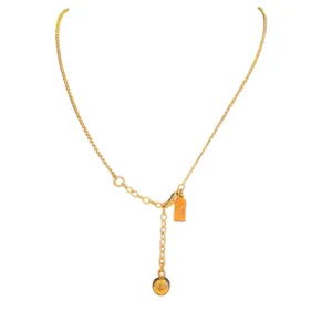 Kate Spade "Mrs" Gold Tone Necklace Size 18” chain thumbnail 5